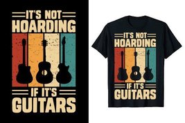 Guitar Music Musician ,  Funny Retro Vintage Music Musician T- shirt  - £19.66 GBP