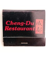 Cheng Du Chinese Restaurant Vintage Matchbook Massachusetts Unstruck E77R1 - $19.99