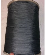 NEW Charcoal 550 Cord Paracord Nylon Paraline Flat Hollow Coreless All S... - €4,62 EUR+