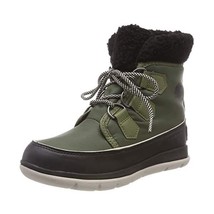 Sorel Women&#39;s Boots, Explorer Carnival, Green (Hiker Green)/Black, UK 5.5  - £132.86 GBP