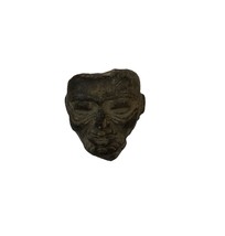 Vintage Hand Carved Stone Face/Head - $364.70 MXN