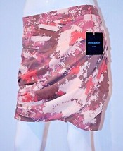 CYNTHIA ROWLEY Gathered Draped Print Skirt ( 12 ) - £70.58 GBP