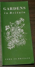 Gardens In Britain, Come To Britain, Vintage Informational Tour Pamphlet... - £2.31 GBP