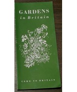 Gardens In Britain, Come To Britain, Vintage Informational Tour Pamphlet... - €2,55 EUR