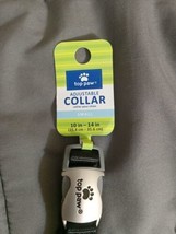 NEW Top Paw Adjustable Collar Small  10-14” Black Gray NWT - £9.69 GBP