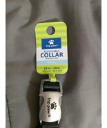 NEW Top Paw Adjustable Collar Small  10-14” Black Gray NWT - £9.56 GBP