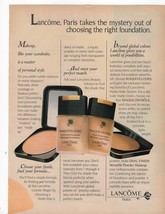 Lancome Paris foundation makeup full page printed ad Glamour March 1993 - £2.35 GBP