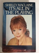It’s All in the Playing, Hardcover Book Dust Jacket Shirley Maclaine 1987 - £4.67 GBP