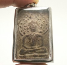 lp Boon blessed lord Buddha samadhi under bo tree thai antique amulet lucky pend - £344.84 GBP