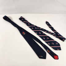 Canada Olympics Neck Ties Polyester Catalano Fashions Lot of 2 Official Vtg - £26.59 GBP