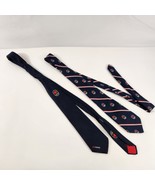 Canada Olympics Neck Ties Polyester Catalano Fashions Lot of 2 Official Vtg - £26.61 GBP
