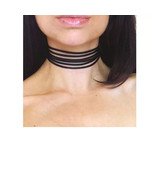 Sexy Sparkles Black Multilayer Velvet Choker Necklace for Women Girls Go... - $231.52 MXN