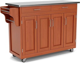 Kitchen Cart With Four Doors And An Adjustable Shelf By Home Styles Mobile - £354.10 GBP