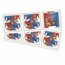 USPS New Military Working Dogs Booklet of 20 - £19.03 GBP