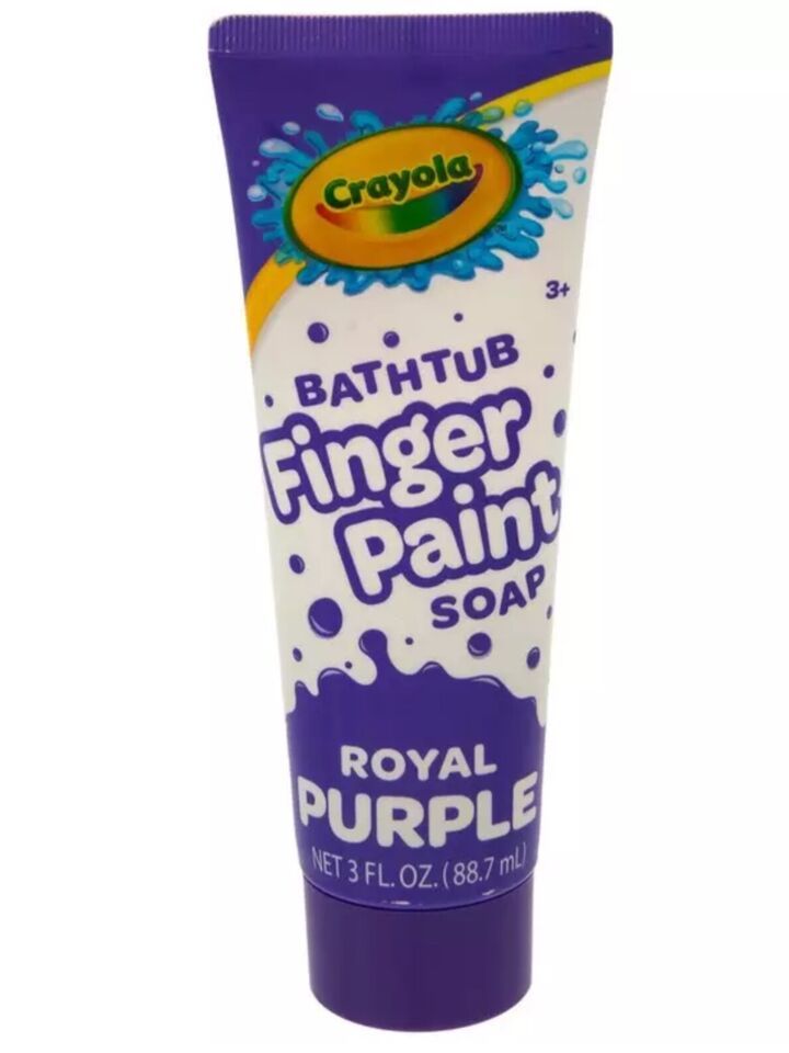 Crayola Bathtub Finger Paint Soap, Royal Purple, 3 Fl. Oz. Tube - $3.79