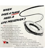 Kidde Plane Life Preserver 1940s Advertisement Lithograph Army Navy DWCC4 - $70.20 CAD