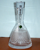 Waterford Diamond Line Crystal Decanter with Stopper 25.3 oz. Modern 105... - $238.90