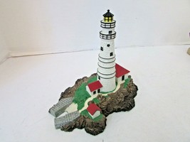 DANBURY MINT COLLECTIBLE BOSTON LIGHT LIGHTHOUSE HISTORIC AMERICAN   LotD - $12.82