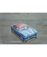 Vintage Ian Logan&#39;s Carlectables Car Shaped Tin 1984 Blue Convertible En... - £5.35 GBP