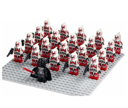 Star Wars Imperial Shock Troopers Army Set &amp; Darth Vader 21 Minifigures Lot - £20.21 GBP