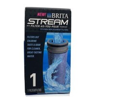 Brita Stream Filter-As-You-Pour Pitcher Replacement Cartridge New Sealed - £16.17 GBP