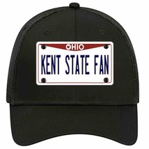 Kent State Fan Novelty Black Mesh License Plate Hat - £22.79 GBP