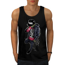 Skeleton Swag Fashion Tee  Men Tank Top - £10.44 GBP
