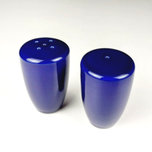 Vintage Cobalt Blue Small Porcelain Ceramic Salt and Pepper Shakers Set Lot of 2 - £10.23 GBP