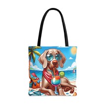 Tote Bag, Dog on Beach, Weimaraner, Tote bag, 3 Sizes Available, awd-1250 - £22.45 GBP+