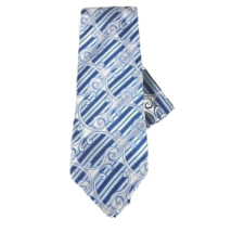 Socrates The Art of Colors Men&#39;s Tie &amp; Hanky Royal Blue Navy Silver Black Silk - £19.60 GBP
