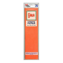 Gala Crepe Paper 12-Pack (240x50cm) - Orange - £29.07 GBP