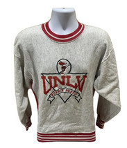 Vintage 1990&#39;s UNLV Runnin’ Rebels Crewneck Sweatshirt Mens Large Made in USA - £31.97 GBP