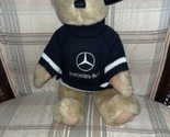 Mercedes Benz 12&quot; Teddy Bear 1994 Ganz Moe Jointed Knit Blue Sweater CH1... - $11.88