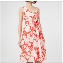 Club Monaco Dress Nahala Sleeveless Red Floral-Print Women&#39;s Size 4 - $299.99