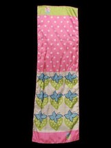 Echo Vintage Scarf Silk  Oblong Colorful Strawberries Print Womens Brigh... - $564.60 MXN