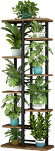 Plant Stand 8 Tier 9 Potted Multiple Flower Pot Holder Shelf Indoor Outdoor Plan - £60.66 GBP