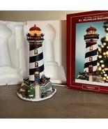 Illuminated Spiral Lighthouse The Village Collection by St. Nicholas Squ... - £38.93 GBP