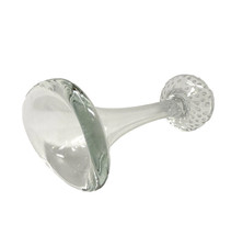 VTG Swedish Mod Clear Art Glass Bud Vase Bone Swung Hand Blown Aseda Co ... - $24.18