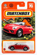 Matchbox 2019 Volkswagen Beetle Convertible TORNADO RED 2023 Matchbox #98 - £6.88 GBP
