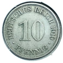 1910 A German Empire 10 Pfennig Coin - £6.86 GBP