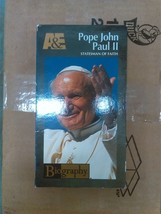 A&amp;E Biography Pope John Paul II Statesman Of Faith VHS Tape Rare OOP - £3.81 GBP