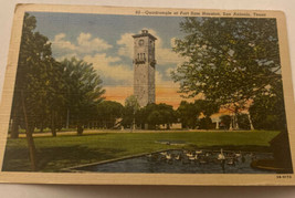 Vintage Postcard Posted Quadrangle Tower Fort Sam Houston San Antonio TX - £2.98 GBP