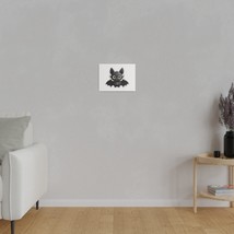 Cartoon Bat Matte Canvas Print Kids Room Nursery Wall Decor Stretched Eco-Friend - £22.29 GBP+