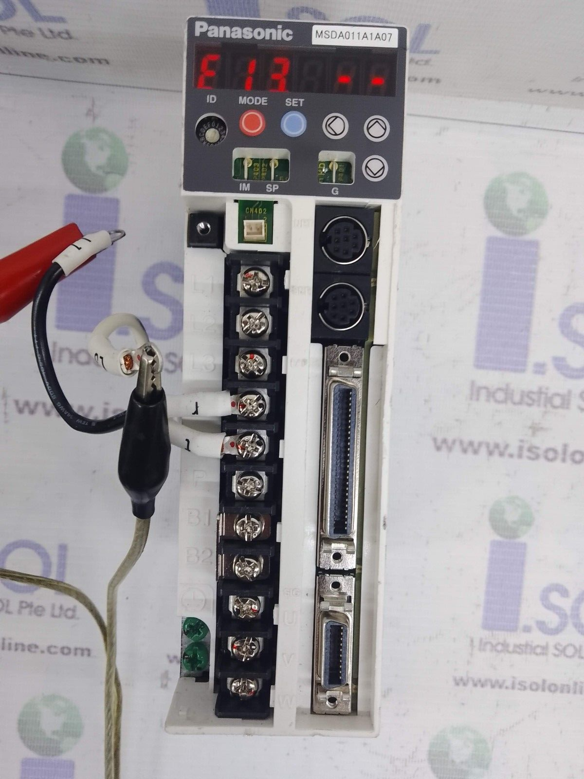 Panasonic MSDA011A1A07 AC Servo Drive Matsushita Electric Industrial Co ... - $316.94