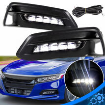 For 2018-2020 Honda Accord Sedan LED Driving Bumper Fog Lights Bezel w/H... - $1,815.88 MXN