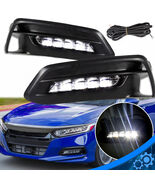 For 2018-2020 Honda Accord Sedan LED Driving Bumper Fog Lights Bezel w/H... - $1,815.88 MXN