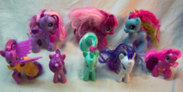 My Little Pony 8 PONIES MIXED CHARACTERS TOY FIGURES LOT Star Song Magic... - $19.80