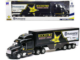Peterbilt 387 Semi-Truck Black Rockstar Energy Drink - Husqvarna Factory Racing - £57.30 GBP