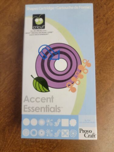 Cricut Cartridge Accent Essentials Shapes images Provo Craft Link Status... - $14.99