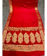 Viscose Bandhani Saree,Spotxy Woven Self Design,Embellished Banarasi Cot... - $109.41 CAD